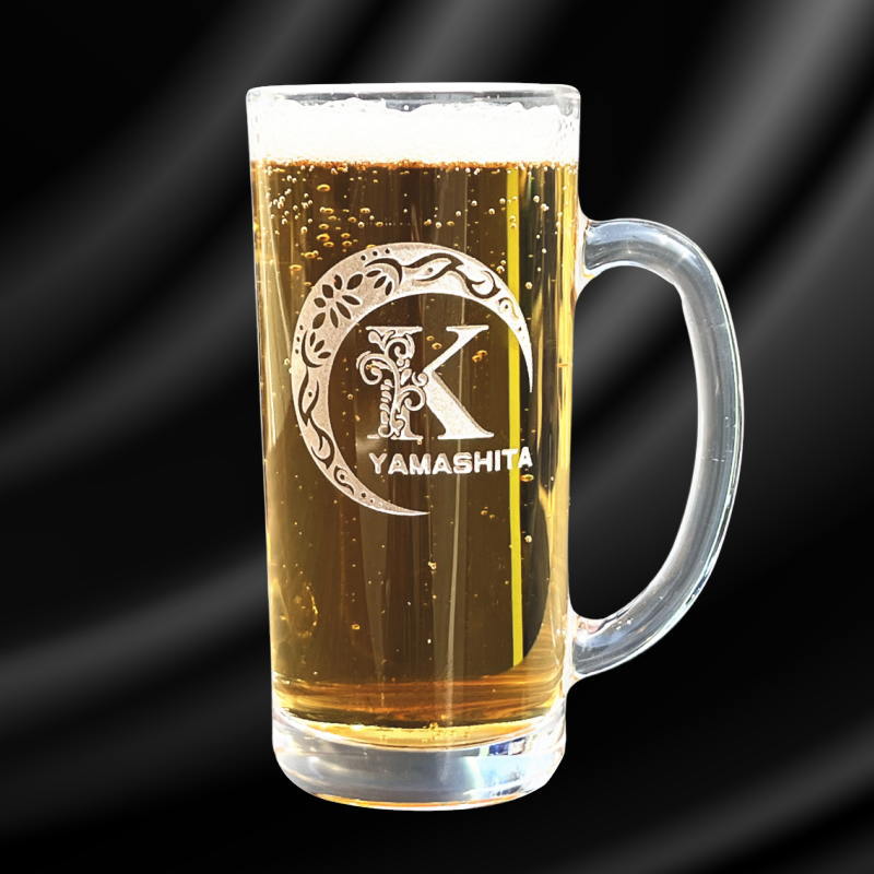 【化粧箱入り】 名入れ ビールジョッキ プレゼント 名前入り 食洗器 対応 彫刻 刻印 グラス コップ ビアグラス おしゃれ ビールグラス 父の日 ジョッキ 還暦祝い 退職 誕生日 実用的 ネーム入れ 男性 女性 バースデー ギフト 送料無料 日本製 ビアジョッキ 360ml アル AL18D