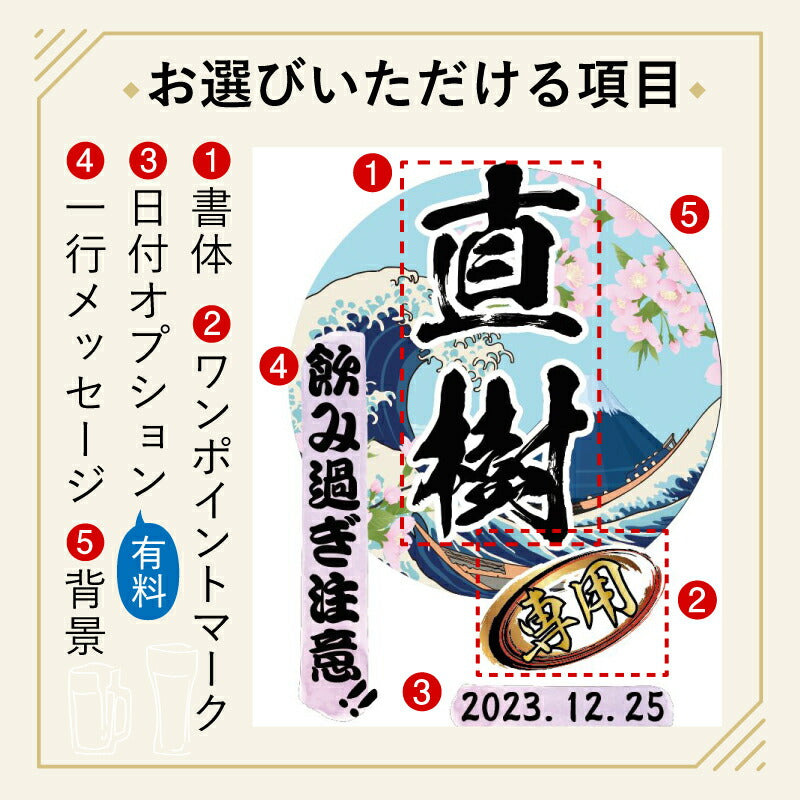 グラス 名入れ プレゼント 食洗器 対応 名前入り プリント 印刷 コップ ビアグラス おしゃれ ビールグラス 父の日 母の日 還暦祝い 退職 誕生日 結婚祝い カラー 男性 女性 バースデー ギフト 日本製 マイグラス ビール 焼酎 コーヒー 紅茶 220 ml 背景/イラスト入り PI43
